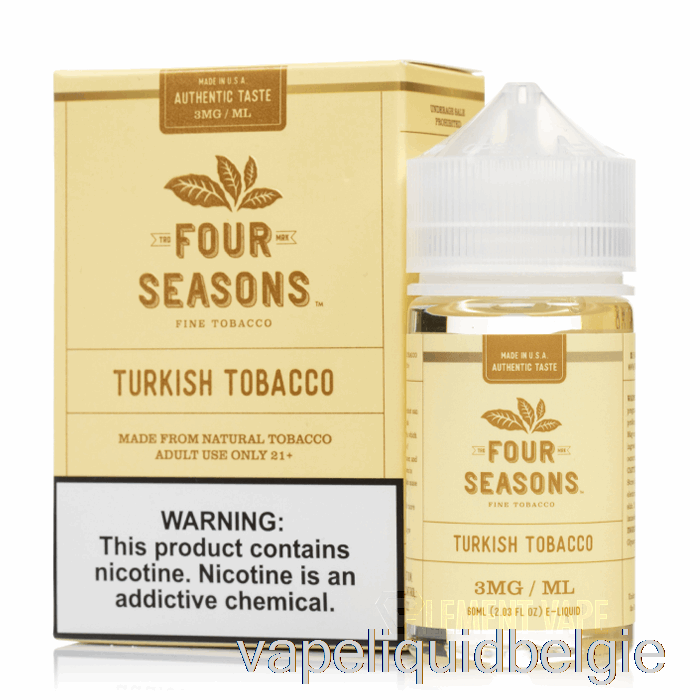 Vape Smaken Turkse Tabak - Vier Seizoenen - 60ml 3mg